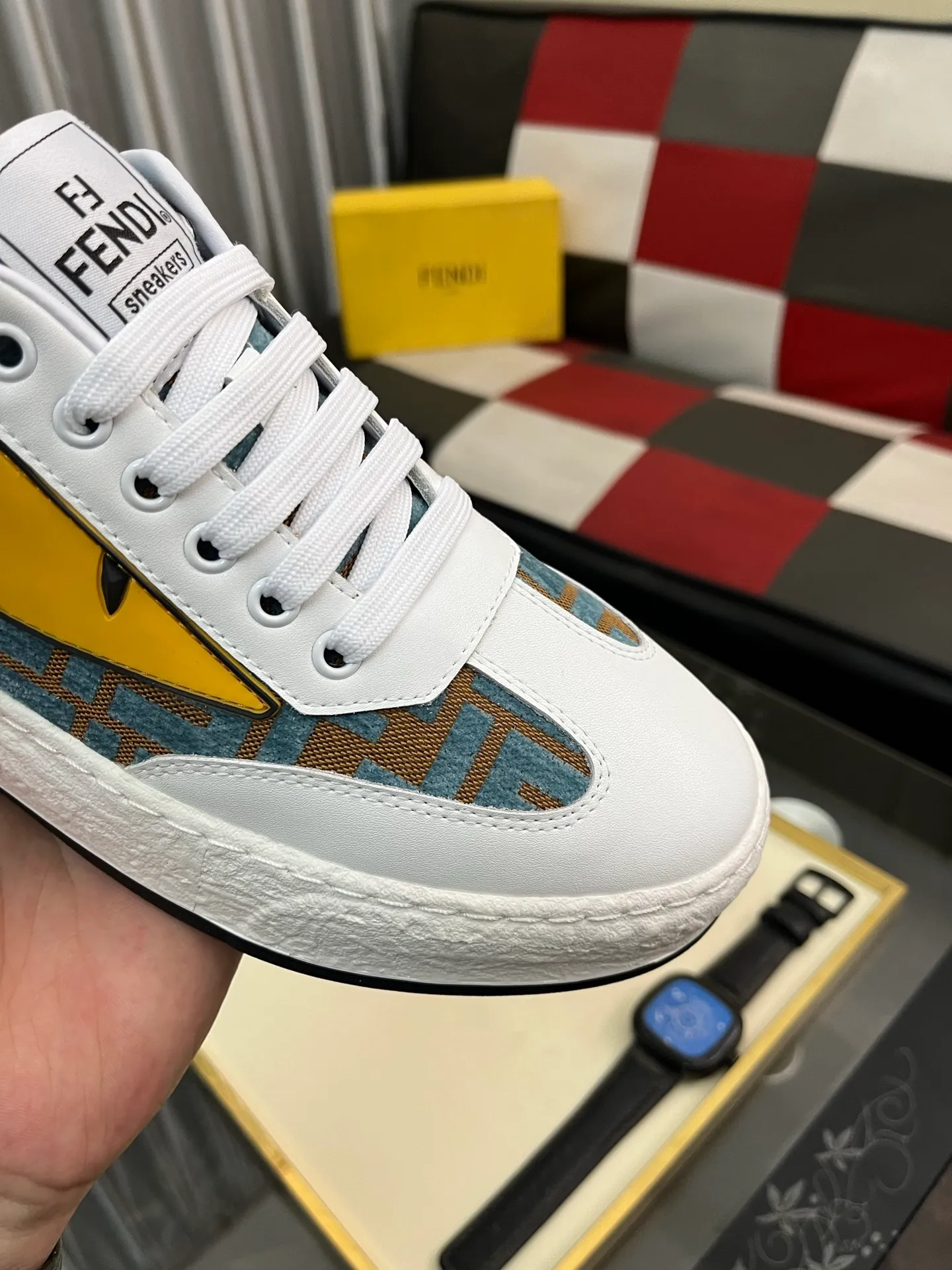 Men's shoes 💰420⌚️⌚️FENDI "Fendi" P480 Regular size: 38-44 (casual shoes) Product materials: Selected cowhide upper, soft sheepskin lining; original outsole. 4️⃣colors available